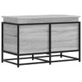 vidaXL Úložný box s vekom sivá sonoma 80x40x51,5 cm kompozitné drevo