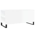 vidaXL Konferenčný stolík lesklý biely 102x44,5x50 cm kompozitné drevo