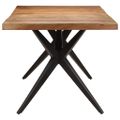 vidaXL Jedálenský stôl 200x90x76 cm akáciový masív
