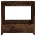 vidaXL Bočný stolík dymový dub 50x26x50 cm spracované drevo