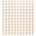 vidaXL Stojan na víno na 120 fliaš 112,5x23x123,5 cm borovicový masív