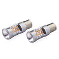 Žiarovky LED CANBUS 3030 24SMD 1156 BAU15S PY21W Amber 12V/24V