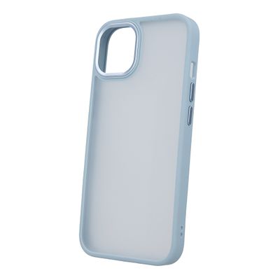 Satinové matné puzdro pre iPhone 15 Plus 6,7" modrá
