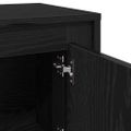 vidaXL TV skrinka 102 x 35 x 45 cm Čierny dub Kompozitné drevo