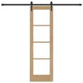 vidaXL Posuvné dvere ORKDAL 61 x 198,5 cm Prírodná