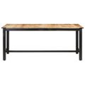 vidaXL Jedálenský stôl 180x90x76 cm, surový mangový masív