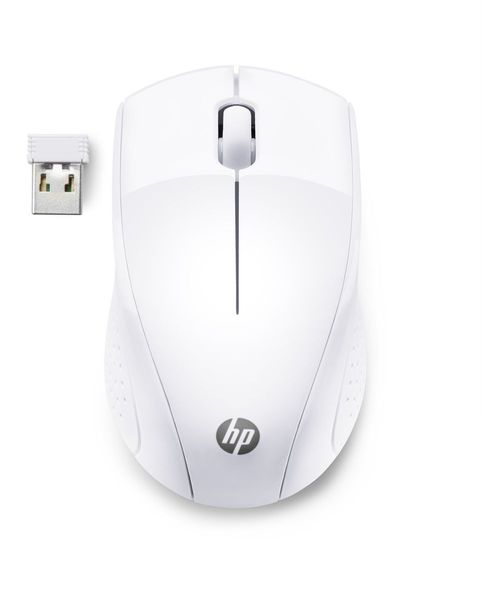 HP 220/Ergonomická/Optická/1 600 DPI/Bezdrôtová USB/Biela