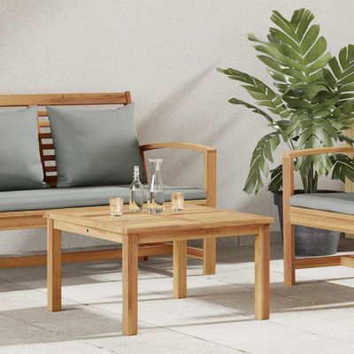 vidaXL Konferenčný stolík Hnedá 60 x 60 x 36 cm Husté teakové drevo