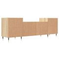 vidaXL TV skrinka dub sonoma 160x35x55 cm spracované drevo