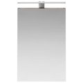 vidaXL Kúpeľňová zrkadlová skrinka Dymová dub 40 x 10,5 x 60,5 cm