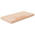 vidaXL Polica 40x20x2,5 cm neošetrený dubový masív