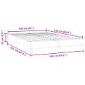 vidaXL Box Spring Posteľ bez matraca Tmavo zelená 160x220 cm Zamat
