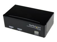 KVM prepínač - 2 x KVM port(y) - 1 lokálny používateľ - desktop