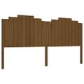 vidaXL Čelo postele medovohnedé 206x4x110 cm masívna borovica