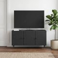 vidaXL TV skrinka Čierna 99 x 34,5 x 50 cm Kompozitné drevo