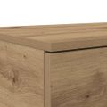 vidaXL Zásuvky pod posteľ Remeselný dub 200 x 36,5 x 16,5 cm