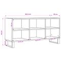 vidaXL TV skrinka 103,5 x 30 x 50 cm Remeselný dub Kompozitné drevo