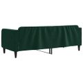 vidaXL Denná posteľ tmavozelená 80x200 cm zamat