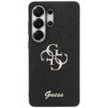 Puzdro Guess Fixed Glitter Big 4G Metal Logo pre Samsung Galaxy S26 Ultra čierne