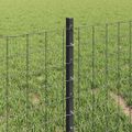 vidaXL Zabudovaný plotový stĺpik 5 ks Sivá 80 cm