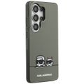 Puzdro Karl Lagerfeld IML Peekaboo Karl&Choupette MagSafe pre Samsung Galaxy S26 Ultra čierne