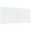 vidaXL Kuchynský obklad 2 ks Priehľadná 120 x 60 cm tvrdené sklo
