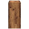 vidaXL Barový stôl staré drevo 102x50x103,5 cm kompozitné drevo