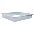 vidaXL Plot proti slimákom pozinkovaná oceľ 170x170x25 cm