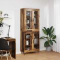 vidaXL Highboard Staré drevo 69,5 x 34 x 90 cm Kompozitné drevo