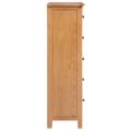 vidaXL Vysoká komoda so zásuvkami 45x32x110 cm dubový masív