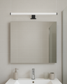 Q-314B LED 7W/600lm/4000K zrkadlové svetlo 50cm - čierne QTEC
