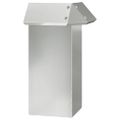 vidaXL Slimáková ohrada 13,5 x 13,5 x 25 cm Pozinkovaná oceľ