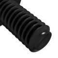 vidaXL Objímkové skrutky 12 ks Čierna M4 x 10 mm Železo