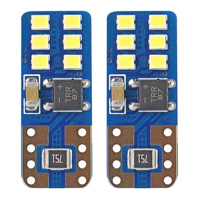 LED žiarovky CANBUS 12SMD UltraBright 2016 T10e (W5W) biela 12V/24V AMiO-01638
