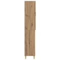vidaXL Highboard Remeselný dub 69,5 x 34 x 180 cm