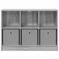 vidaXL Servírovacia skriňa Sivý Sonoma 88,5 x 27,5 x 63,5 cm