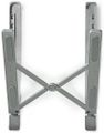 NEDIS stojan na notebook/tablet/smartphone/ univerzální/ pro zařízení 5" - 17"/ 6 úhlů/ hliník Podstavec, prenosný, ergonomický, pro notebooky a tablety, stríbrný