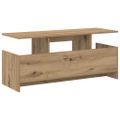 vidaXL TV stolík 102 x 35 x 45 cm Remeselný dub Kompozitné drevo