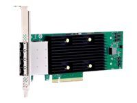 Radič úložiska - 16 kanálov - SATA 6Gb/s / SAS 24Gb/s / PCIe 4.0 (NVMe) - PCIe 4.0 x8