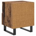 vidaXL Nočný stolík Staré drevo 40 x 35 x 47,5 cm Kompozitné drevo