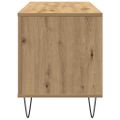 vidaXL Skrinka na gramofónové platne dub artisan 100 x 38 x 48 cm