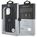 Puzdro Mercedes pre iPhone 16 Pro 6,3" MEHMP16L23HRSK Hardcase MB Double Layer Crossed Lines MagSafe čierne