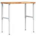 vidaXL Pracovný stôl 100x60x(73-99,5) cm masívna akácia obdĺžnik