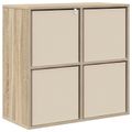 vidaXL Servírovacia skriňa Sonoma dub 68,5 x 32 x 67 cm
