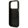 Puzdro Guess pre iPhone 17 Pro HC MAGSAFE PU S 4G PU PRUHOVANÉ čierne