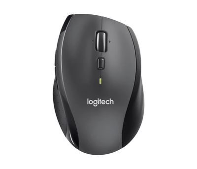 Logitech Marathon M705/Kancelárska/Optická/Pre pravákov/1 000 DPI/Bezdrôtová USB/Čierna