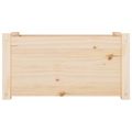 vidaXL Záhradný kvetináč 60x31x31 cm, borovicový masív
