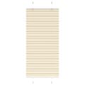vidaXL plisovaná roleta krémová 65x150 cm Šírka látky 64,4 cm
