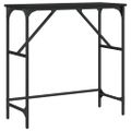 vidaXL Konzolový stolík čierny 75x32x75 cm kompozitné drevo