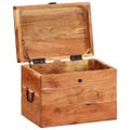 vidaXL Úložný box 39x28x31 cm akáciový masív